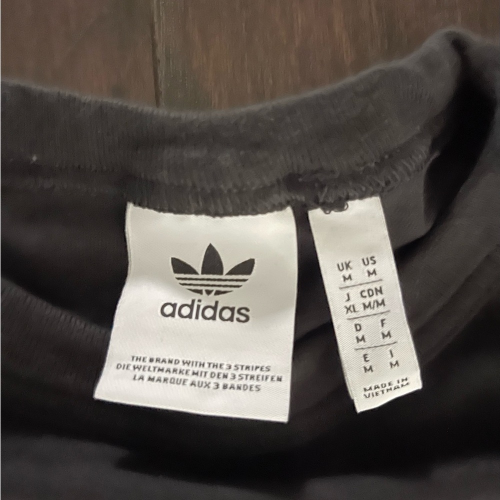 MEN’S Soft Black ADIDAS JERSEY Size MEDIUM - Picture 3 of 4